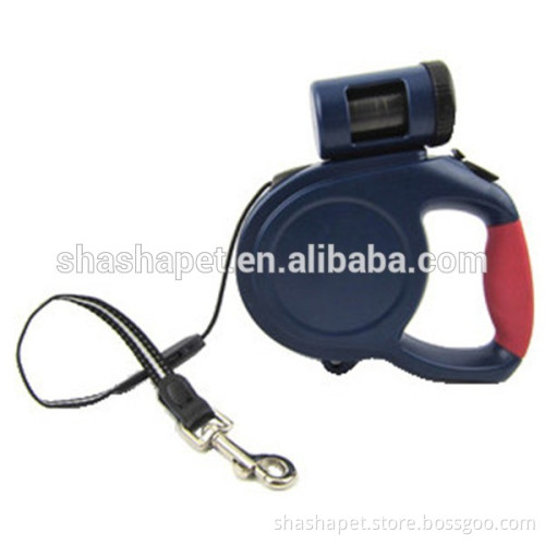 8M nylon retractable dog leash ,retractable dog leash with bag,dog leash